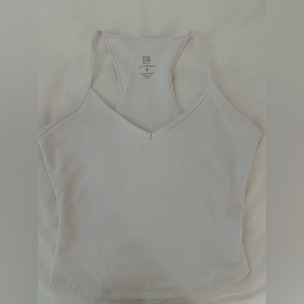 CSB Form Leisure Tank in White - Picture 2 of 4